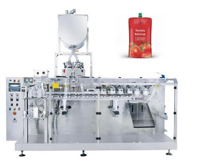 중국 수평선상 액체 패킹 기계 완전 자동 팁 유형 액체 소스 판매용