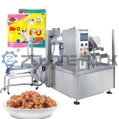 China Automatic Pet Food Packaging Machine Multifunctional Rotary Pouch Feeder for sale