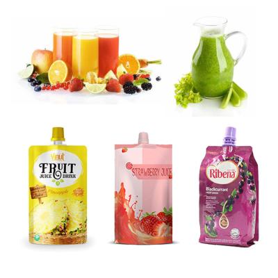 China Premade Bag Spout Pouches Stand Up Pouches Liquid Juice Milk Beverages for sale