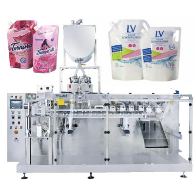 China Liquid Detergent Filling Machine Laundry Detergent Spout Pouches Packaging Machine for sale