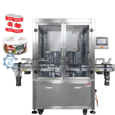 China Automatic Vacuum Filling Machine Sealing Machine Rice Canned Pet Food for sale