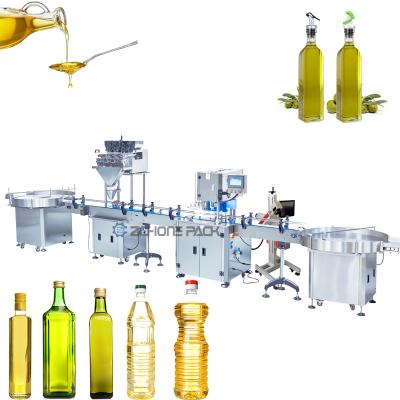 China Olive Oil Filling Machine Production Line Fully Automatic Oil Filling Equipment for sale