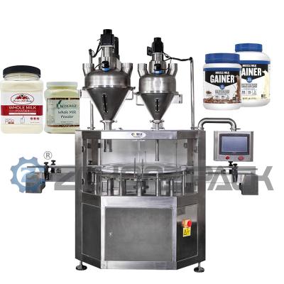 China Double Head Milk Bottling Machine AC 380V 50 60Hz Food Packing for sale