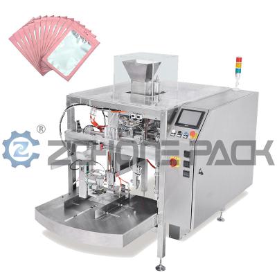 China 0.65Mpa Mini Pouch Packaging Machine , Multifunctional Premade Bag Packing Machine for sale