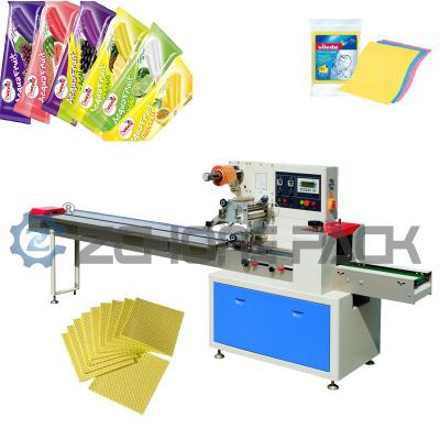 China Automatic Pillow Flow Packing Machine Bread Moon Cakes Vegetables Toys Materials for sale