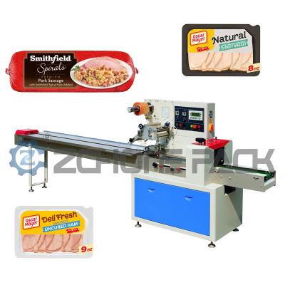China Ham Mask Biscuits Potato Chips Vegetables Fruit Bread Automatic Packing Machine for sale
