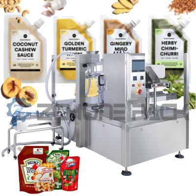 China ISO Powder Stand Up Pouch Machine , 2.5KW Granule Liquid Powder Pouch Packing Machine for sale