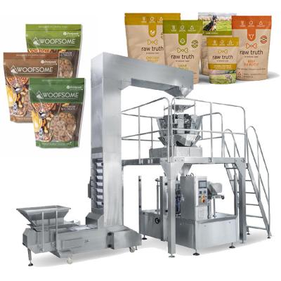 China ZCHONE Pet Food Granule Pouches Packing Machine Snack 220V 380V 50HZ 60HZ for sale