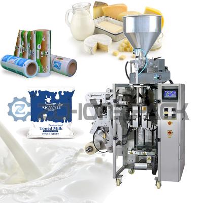 China 50pcs / Min Milk Packing Machine Bag Liquid Vertical Packaging Equipment for sale
