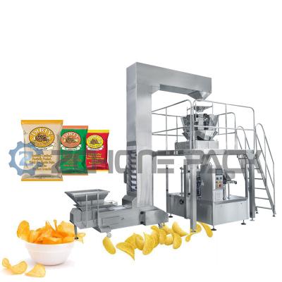 China Fully Automatic Pouches Packing Machine Stainless Steel Food Grade Bags Packaging Equipment for sale