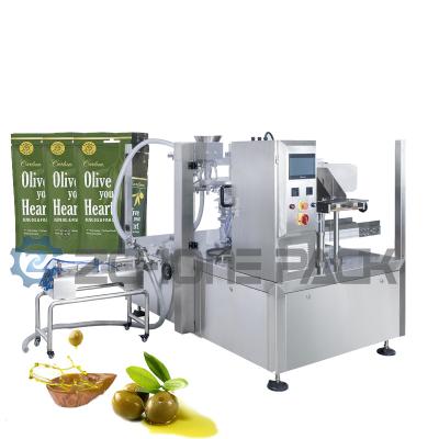 Chine L'huile d'Olive Oil Peanut Oil Vegetable de machine de conditionnement de sac d'huile a préfabriqué l'emballage automatique de sac à vendre