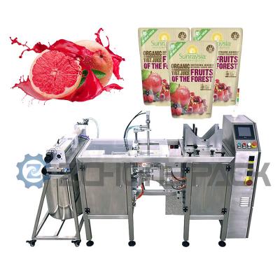 중국 30 Bag / Min Auto Liquid Filling Machine Plain Weave Juice Filling And Sealing Machine 판매용