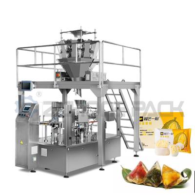 China 8 Station Zongzi Granule Packaging Machine With Automatic Vacuum Pumping System for sale