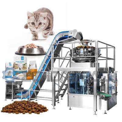 China Cat And Dog Food Pet Food Packaging Machine Automatic Weighing And Sealing for sale