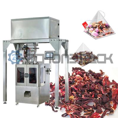 Chine Personnalisable précis efficace - machine de conditionnement adaptée aux besoins du client de sachet à thé de triangle à vendre