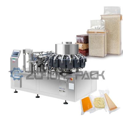 China Multi Station Rotary Vacuum Packaging Machine For Food Pharmaceuticals Cosmetics for sale