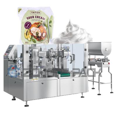 Китай Многофункциональная упаковочная машина для жидких молочных соусов, кетчупа и сливок продается