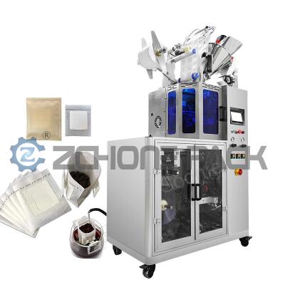 China Máquina de embalagem de café com filtro de gotejamento para envelopes Máquina de embalagem de sacos de café à venda