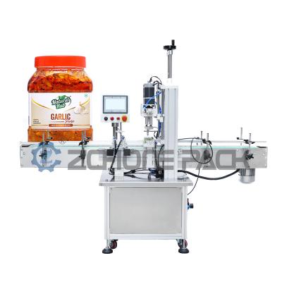 China Automatic Capping And Filling Machine For Pickles And Sauces for sale