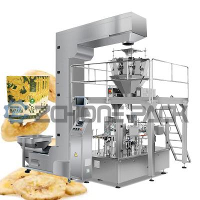 China Máquina de embalagem de chips de batata Material transportador Transporte Pesagem quantitativa à venda