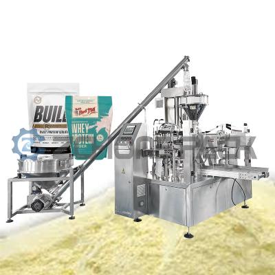 중국 Automatic Powder Pre-made Bag Packaging Machine Multi-Station 판매용