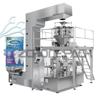 China Fully Automatic Dental Floss Packaging Machine with Multi-Function Counting and Sealing zu verkaufen