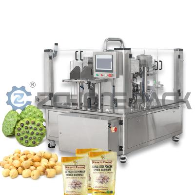 China Multifunctional Granule Automatic Packing Machine Lotus Seed Pistachio Nuts Melon Seeds Peanuts for sale