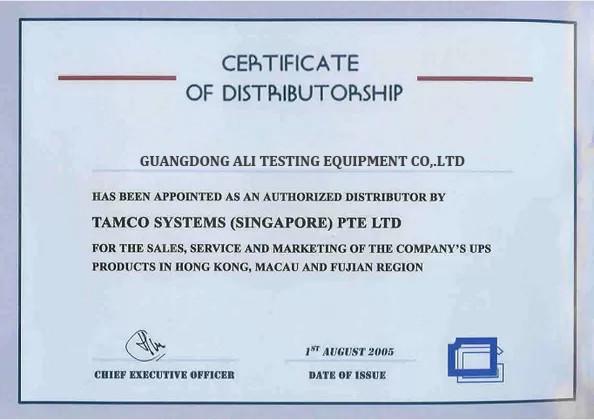  - Guangdong ALI Testing Equipment Co,.Ltd