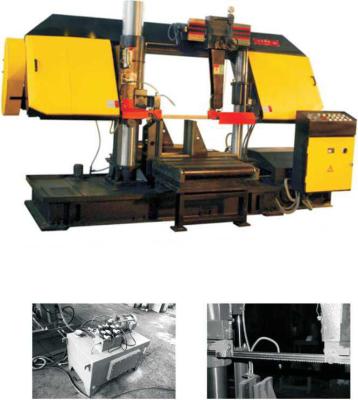 China 17m/Min Horizontal Band Saw , 5.5kw Fully Automatic Bandsaw Machine for sale