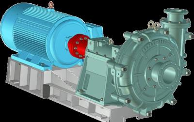 China Industrial 30kw Horizontal Slurry Pump Anti Abrasion 100ZBD-400 for sale