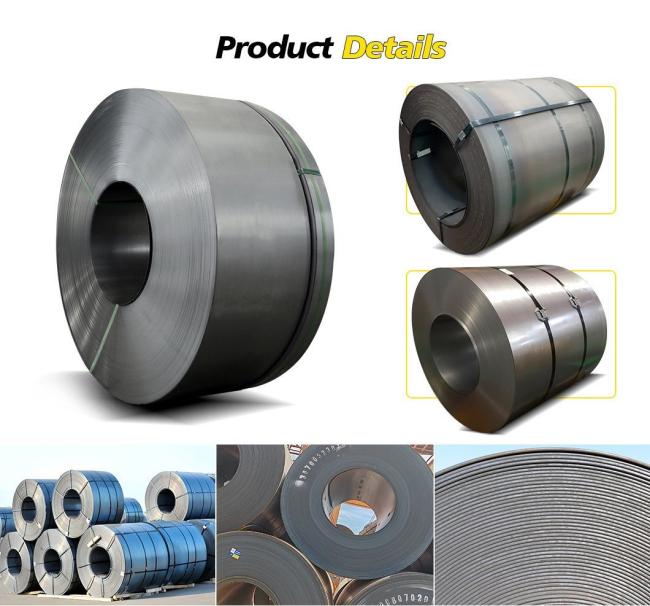 Factory Price Metal Roll Iron Coil ASTM A36 Ss400, Q235B Hot Rolled Stainless Steel Aluminum Copper Cold Rolled Galvanized Steel Monel Alloy Carbon Steel Coil