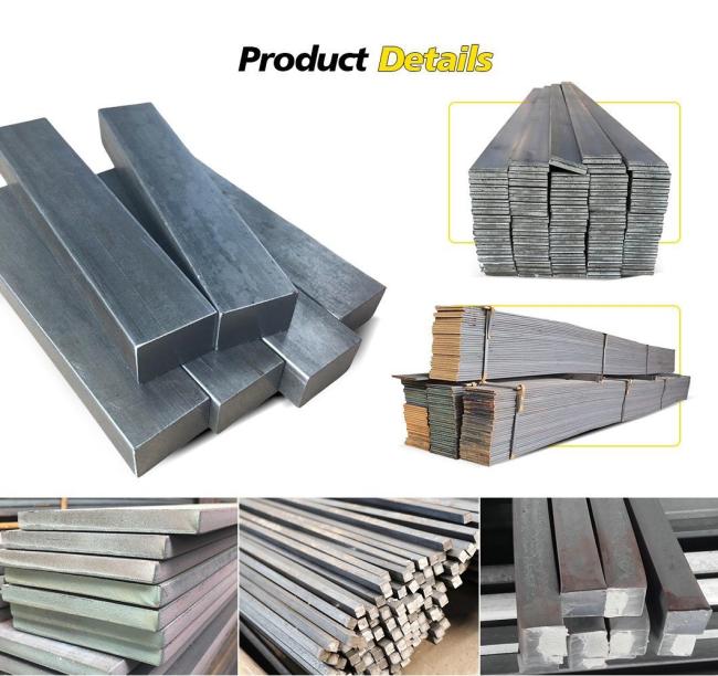 Flat Steel Hot Rolled 201 202 304 316 316L Polished Suface Carbon Section Bar Flat Steel Thickness 0.3~200mm