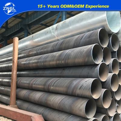 Chine Q235 Q345 SSAW CS ERW tuyau en acier au carbone en spirale 1/8