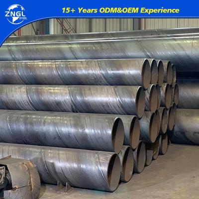 China Zngl Double-Sided Submerged Arc Welding Nozzle Spiral Seam Steel Pipe Inside and Outside Anti-Corrosion Steel Pipe Sewage Discharge Carbon Steel Pipe for sale