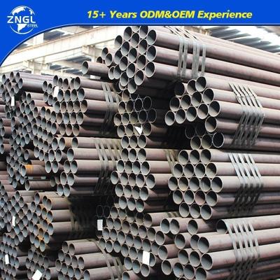 China Galvanizados ASTM A106/A53 Lista 40 Ferro preto Ms Tubos de aço carbono sem costura à venda