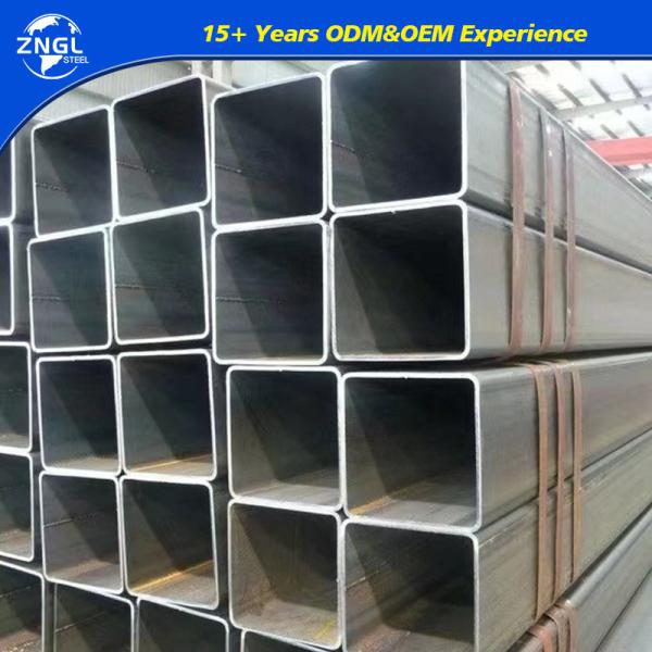 Quality CE Certified Galvanized Square and Rectangular Tube for Construction House for sale