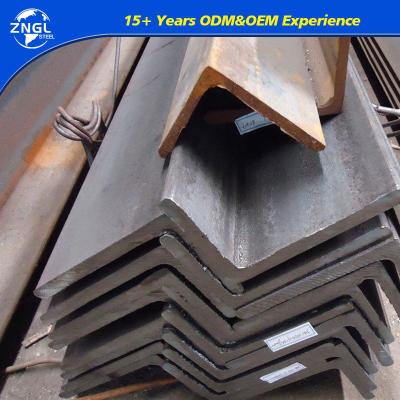 China 80-200mm Depth Carbon Equal Angle Steel Galvanized Iron L Shape Mild Steel Angle Bar for sale