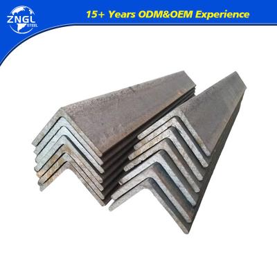 China Hot Dipped Galvanized Angle Steel Angle Iron Sizes for A36 S235jr S275jr Q235 Q345 for sale