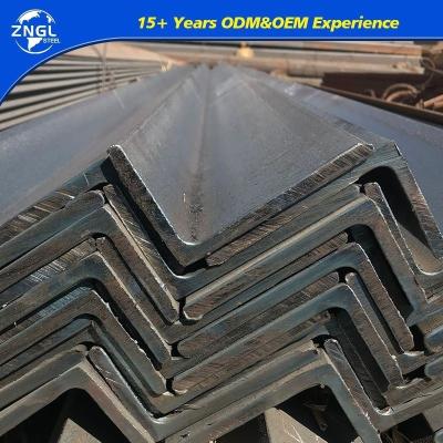 China Q235 Q345 Mild Steel Angle Bar Iron S235jr S275jr S355jr Hr Ms Carbon Angle Steel for sale