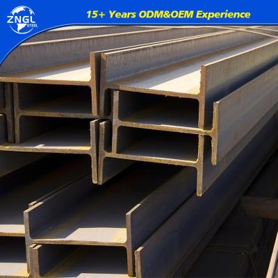 China Sección de acero de vigas universales para materiales de construcción Q235 vigas de acero galvanizadas en forma en venta