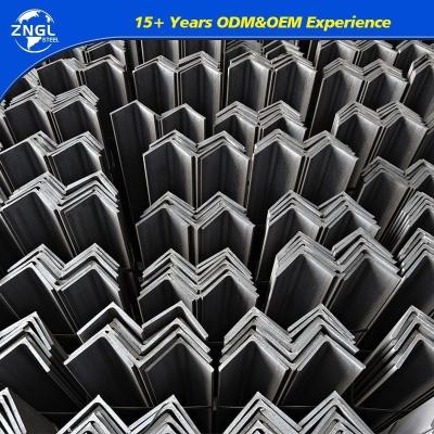 Китай Настройка ASTM A36 A53 Q235 Q345 S355jr Углерод равный угол сталь оцинкованное железо L-образная мягкая сталь Угол неравный сталь углы продается