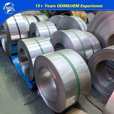 China 201 304 316/316L 410 409 430 Faixa de aço inoxidável em bobina com espessura 100-2000 mm à venda