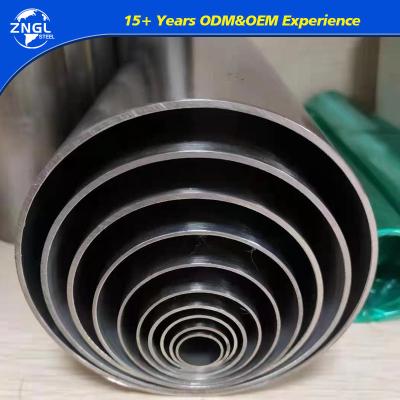 China Tubo de acero inoxidable brillante / Inox 201 304 316 tubo tubo de acero inoxidable soldado para la construcción en venta
