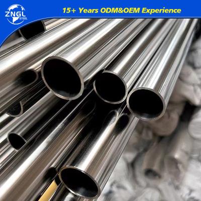 China Stainless Steel Sanitary Pipe for Pharmacy HDP-001 Round Bead Crushed Polished Welded for sale