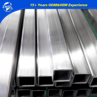 China AISI Ss 316 304 201 409 410 430 Stainless Steel Square Steel Tube Pipe Od 1/8 to 36 Inches for sale