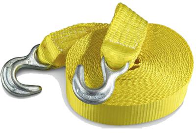 China Polyester Towing Belt With Hooks for sale