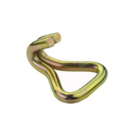 China High Quality Safety Cargo Lashing Webbing Stainless Steel J Swan hook for Tie Down for sale