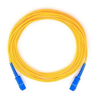 China Customized Single Mode SC To SC Fiber Patch Cable Double Core G657A for sale