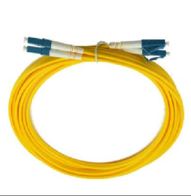 China Lc To Lc Single Mode Fiber Patch Cable Duplex Fiber Jumper Durability for sale