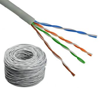 China Fluke Test UTP Cat5e 24awg Ethernet Cable 1000ft Environmental Protection for sale